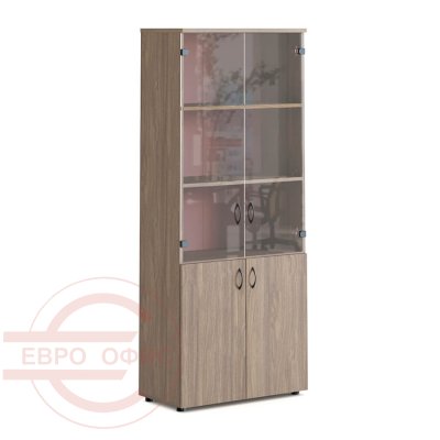 А-23.0 + А-01.2 Шкаф комбинированный Мебель Стиль Агат М (Палдао)