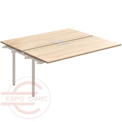 RP-1.1(x2)+F-67 Стол на металлокаркасе Мебель Стиль Rio Project (Швейцарский вяз MS)