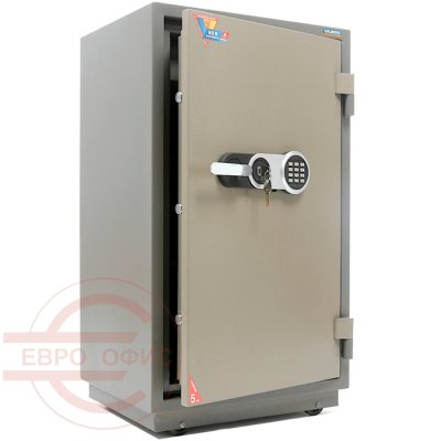 FRS-99.T-EL Огнестойкий сейф VALBERG, электронный кодовый + ключевой (Молотковая эмаль - коричневая)