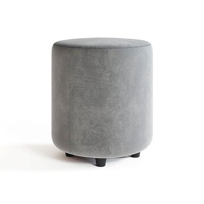 ПФ-4 Пуф круглый  (серый (missoni 05 silver-smokel))