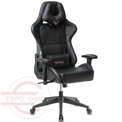 Zombie VIKING 5 AERO Геймерское кресло Zombie Бюрократ, обивка экокожа (Черный Edition)