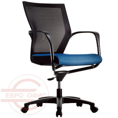 CHN4301Z Кресло для персонала T50 Fursys, обивка сетка / ткань (Синее (554В))