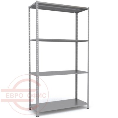 MS-220x120x50 Металлический стеллаж ПРОМЕТ, 4 (Серый полуматовый (RAL 7038))