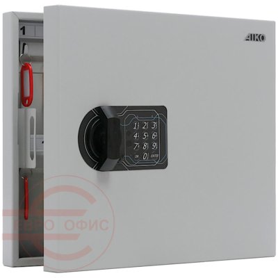 KEY-35EL Ключница ПРОМЕТ, электронный кодовый (Серый полуматовый (RAL 7038))