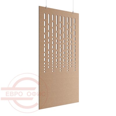 ACO-C-22 Акустическая перегородка 1200*2400 Евро Офис (Бежевый (AC-02))