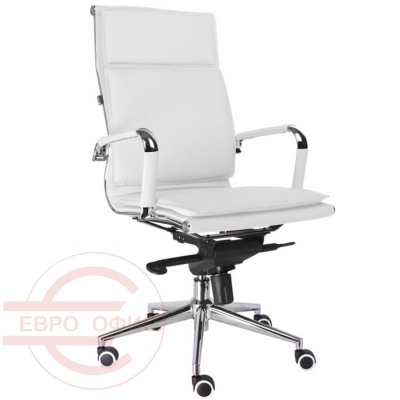NEREY M Кресло для руководителя  EVERPROF, обивка экокожа (Белый)
