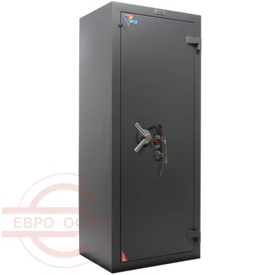 ФОРТ 1668 KL Взломостойкий сейф VALBERG, два ключевых (Графит структурированный)