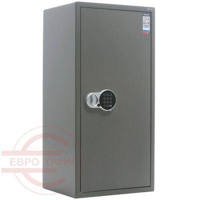 TM-90T EL Мебельный сейф AIKO, электронный кодовый (Оттенок коричневого с эффектом молотковой эмали)