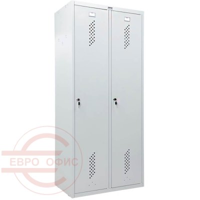 LS-21-80 Шкаф для одежды и сумок ПРОМЕТ, ключевой (Серый полуматовый (RAL 7038))