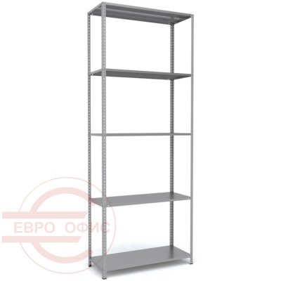 MS-310x120x50 Металлический стеллаж ПРОМЕТ, 5 (Серый полуматовый (RAL 7038))