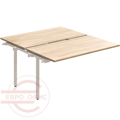 RP-3.2(x2)+F-65 Стол на металлокаркасе Мебель Стиль Rio Project (Швейцарский вяз MS)