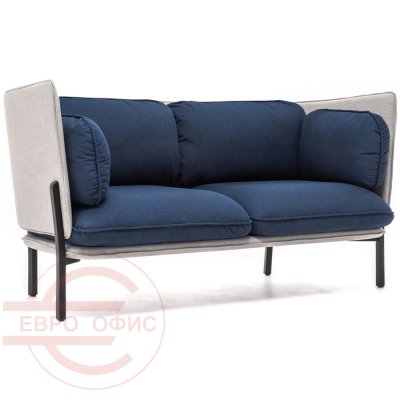 Bellagio 2 low UNO Диван двухместный Bellagio (Серо-синий)