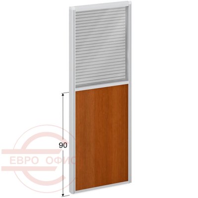 ПК-ЛГ-МДК167х60/90Ж/Д Модуль комбинированный ФЕЛИКС (Стекло+мил.орех св.)