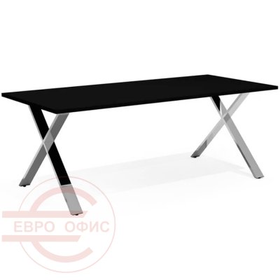 Kvs-200k Стол руководителя Мебель Стиль Kvins Slim (Черный / антрацит MS)