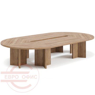 Conference table 360x200 Стол переговоров 360х200 Profoffice Терра / Terra (Капучино)