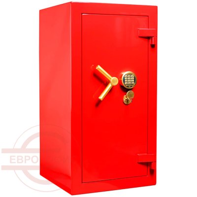 РУБЕЖ 99 EL GOLD Эксклюзивный сейф VALBERG, электронный кодовый (Красный)