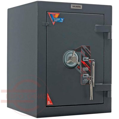 ФОРТ 67 KL Взломостойкий сейф VALBERG, два ключевых (Графит структурированный)