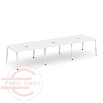 SN-6A.SPRG-052 Стол для переговоров RIVA Style Project (Белый/Металл Белый)