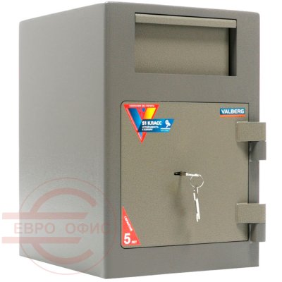 VALBERG ASD-19 Депозитный сейф VALBERG, ключевой (Коричневое с эффектом молотковой эмали)