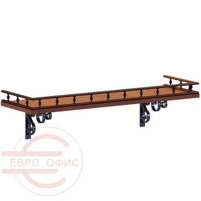 ПК-ВР-ПЛН78Х25 Полка с балюстрадой ФЕЛИКС Версаль (Орех Орвието)