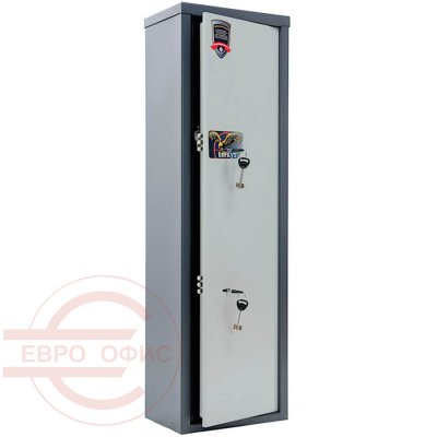 БЕРКУТ 12 Оружейный сейф AIKO, два ключевых (Графит (RAL 7024))