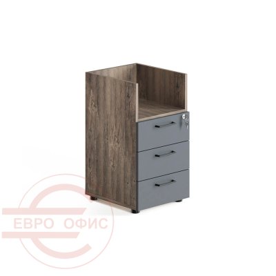 L-32 Тумба приставная Мебель Стиль LINE (Делиос / антрацит)