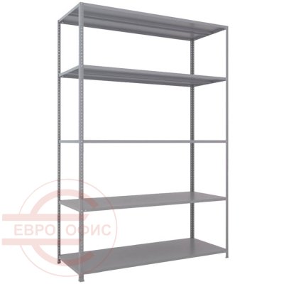 MS-220x150x60 NEW Металлический стеллаж ПРОМЕТ, 5 (Серый полуматовый (RAL 7038))
