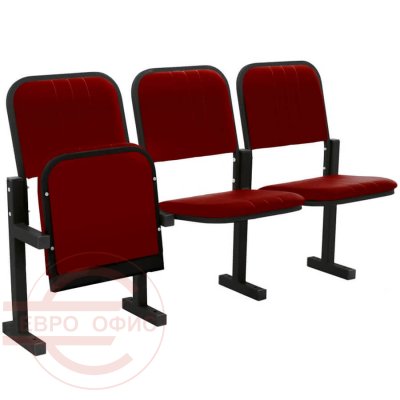 ЭРА КМ 12-03 Многоместная секция  COMFORUM, обивка экокожа (Бордовый)