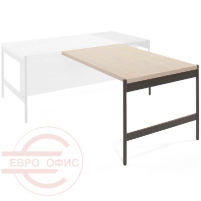 240B001 DY (7016) Брифинг-приставка Profoffice RING (Дуб светлый, антрацит)