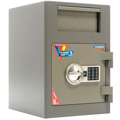 VALBERG ASD-19 EL Депозитный сейф VALBERG, электронный кодовый (Коричневое с эффектом молотковой эмали)