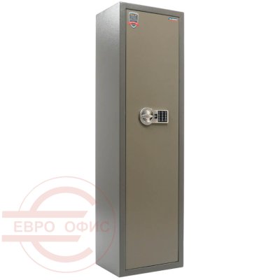 ЗАСЛОН EL Оружейный сейф VALBERG, электронный кодовый (Оттенок коричневого с эффектом молотковой эмали)