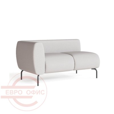 ФД-2В Диван модуль двухместный правый Фолд (Бежевый (Laguna 290))