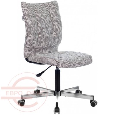CH-330M LOFT Кресло для персонала  Бюрократ, обивка ткань (Серый Loft ромбик)