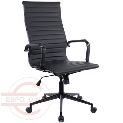 RIO BLACK T Кресло для руководителя  EVERPROF, обивка иск. кожа (Чёрный) RIO BLACK T Кресло для руководителя  EVERPROF, обивка иск. кожа (Чёрный)