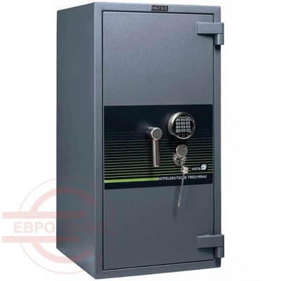 FORT-M 1668 EK Взломостойкий сейф MDTB, электронный кодовый + ключевой (Графит структурированный (RAL 7024))
