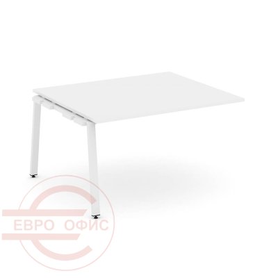 SN-6A.NSPRG-032.3 Проходной наборный элемент переговорного стола RIVA Style Project (Белый/Металл Белый)