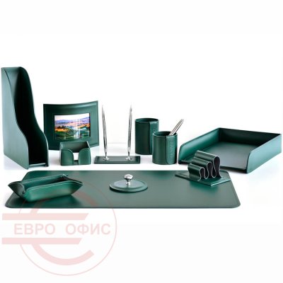 №35 Настольный набор Buvardo (Кожа зеленая) №35 Настольный набор Buvardo (Кожа зеленая)