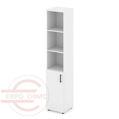 SN.STU.E-101(L) Шкаф высокий узкий левый RIVA Style Project (Белый)