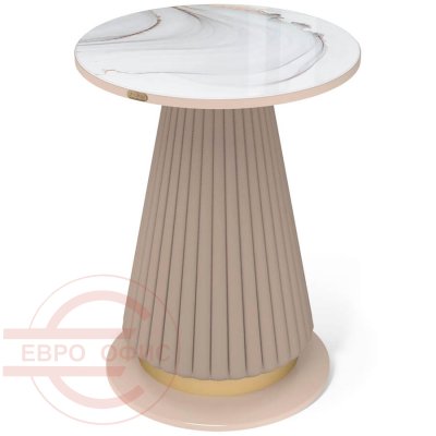 SHT-CT38-C2 Журнальный стол Sheffilton (Корица / мраморное золото)