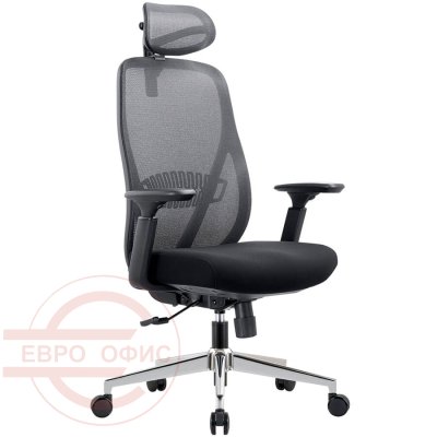 CH585 Кресло для руководителя  Chairman, обивка сетка / ткань (Чёрный)