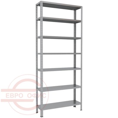 220x100x30 Металлический стеллаж MS HARD, 7 (Cерый полуматовый (RAL 7038))