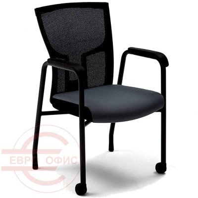 CH2811Z Кресло для посетителя ITIS2 Fursys, обивка сетка / ткань (Серый (651))