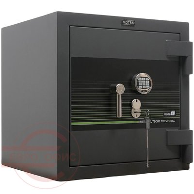 BURGAS-67 EK Взломостойкий сейф MDTB, электронный кодовый + ключевой (Графит структурированный (RAL 7024))