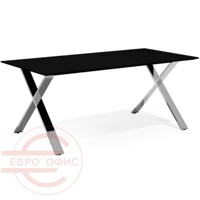 Kvs-181k Стол руководителя Мебель Стиль Kvins Slim (Черный / антрацит MS)