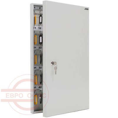 KEY-100 Ключница ПРОМЕТ, ключевой (Серый полуматовый (RAL 7038))