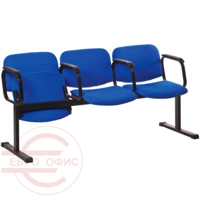 СТАНДАРТ СМ 83-03 Многоместная секция  COMFORUM, обивка экокожа (Синий)