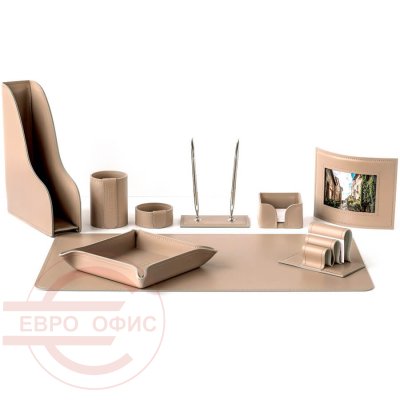 №21 Настольный набор Buvardo (Кожа латте) №21 Настольный набор Buvardo (Кожа латте)