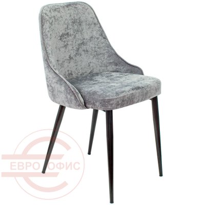 KF-5 Стул для посетителя  Бюрократ, обивка ткань (Серый (Light-19))