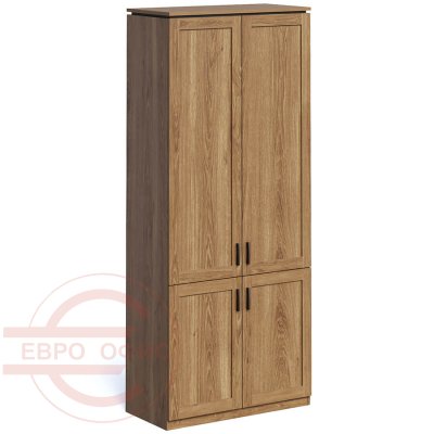 Ot-62 + Ot-7.2 + Ot-8.2 Высокий стеллаж с глухими дверьми Мебель Стиль On.Top (Рэд Фокс / венге)