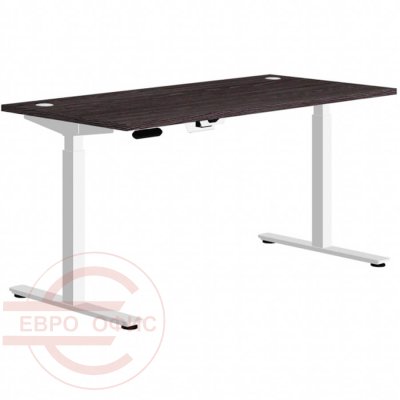 DD-70-2.3 + DD-1601 Стол подъемный с двумя заглушками Мебель Стиль Drive (Чёрный ясень MS)